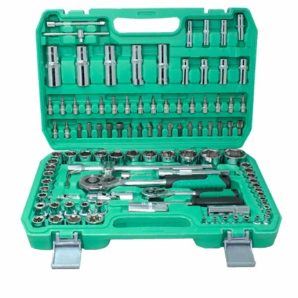 مجموعه 108 عددی آچار و سری بکس و پیچ گوشتی ادون مدل ed108